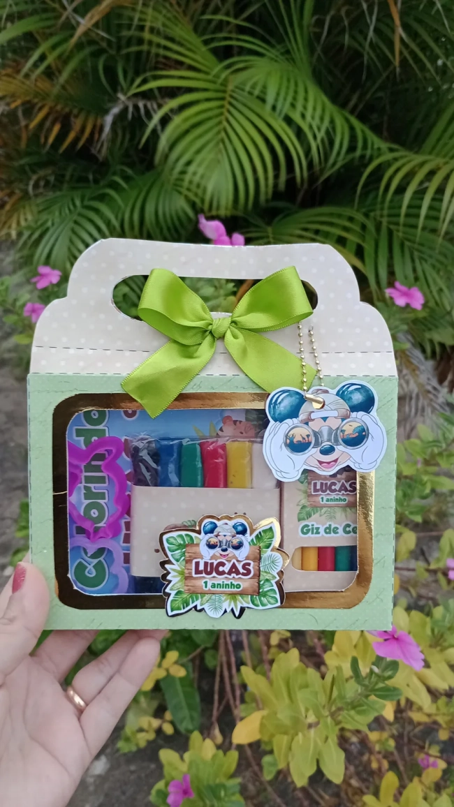 Maletinha Diversão Lembrancinha Festa Infnatil Personalizada