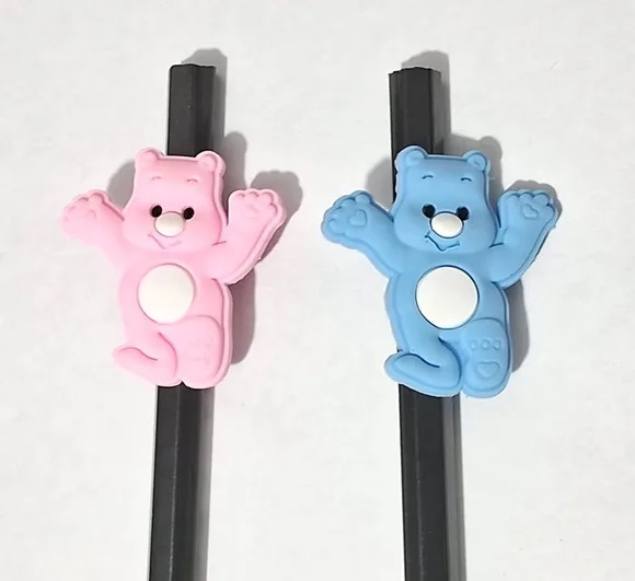 Lápis C/ponteira Ursinhos Carinhosos Rosa e Azul - 6 Unidade