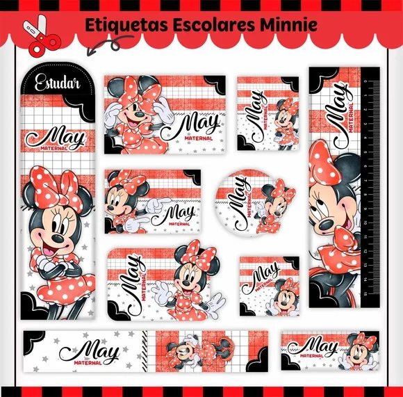 60 Etiquetas Escolares