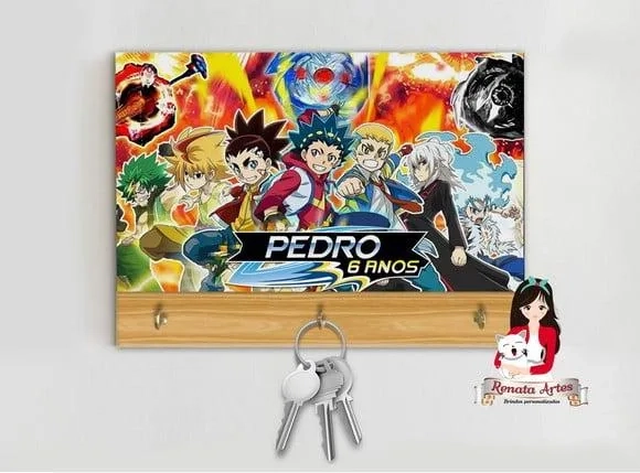 Porta Chaves Personalizado Beyblade