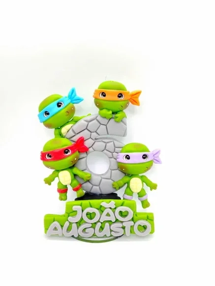 Vela Tartarugas Ninjas ( 1 a 9 Anos)