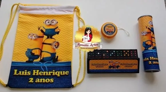 Kit Jogos na Mochila Minions