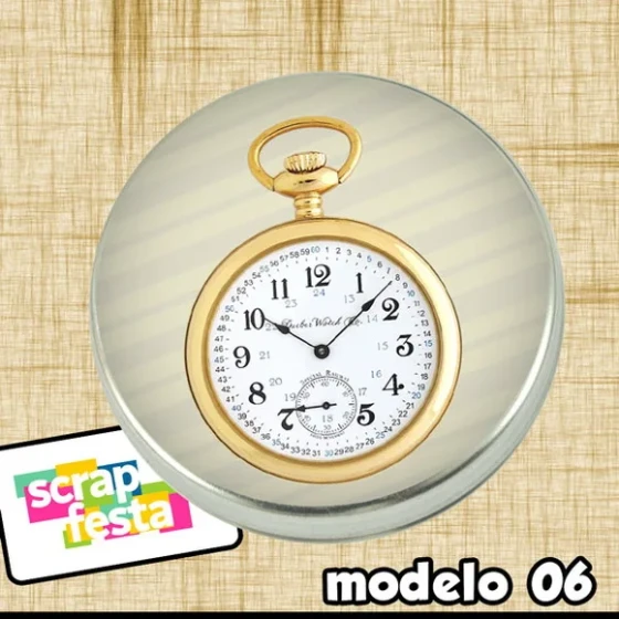 Latinhas Personalizadas Relógio