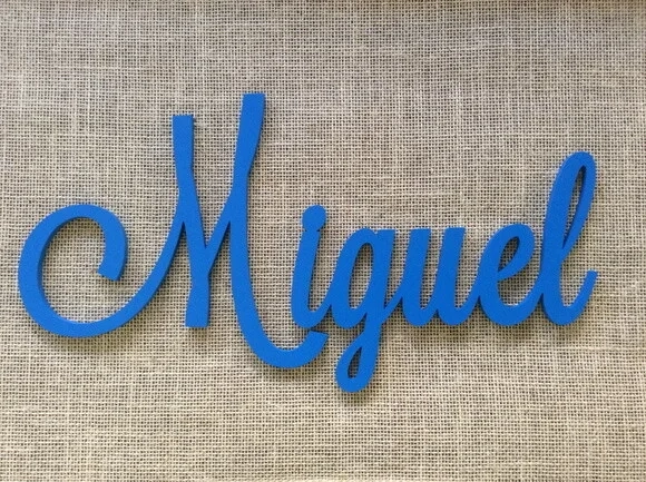 Letras Decorativas Nomes de Parede