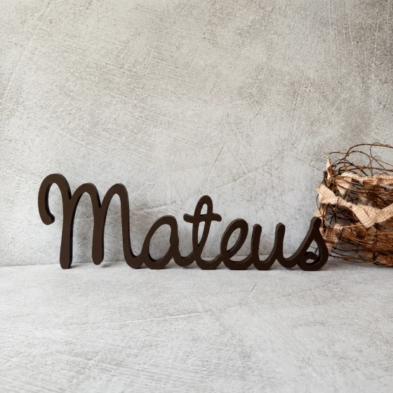 Letras Personalizadas para o Quarto do Bebê - Nicho ou Praleteira