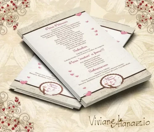 Cardápio Casamento - 00017