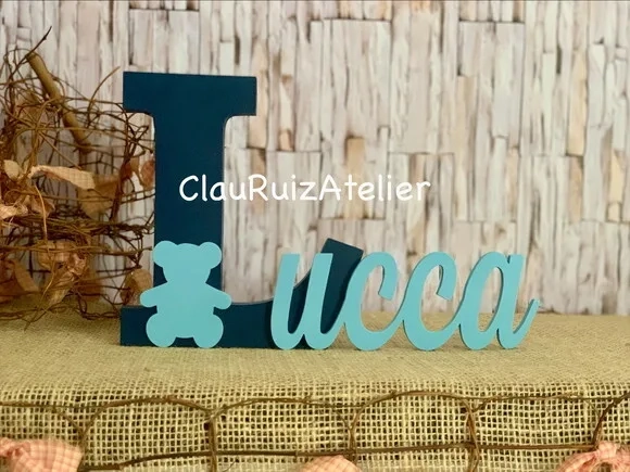 Letras 18mm - Decoração Bebê Urso