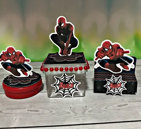 Kit 60 Lembrancinhas Homem Aranha