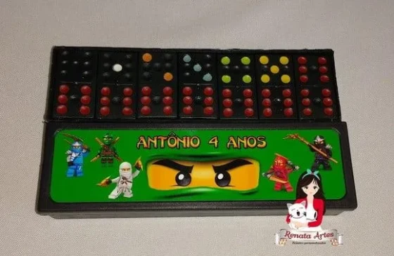 Dominó Personalizado Ninjago Verde
