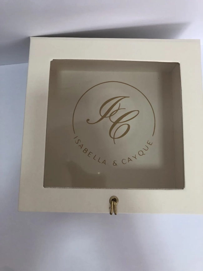 Caixa Tampa Livro com Visor