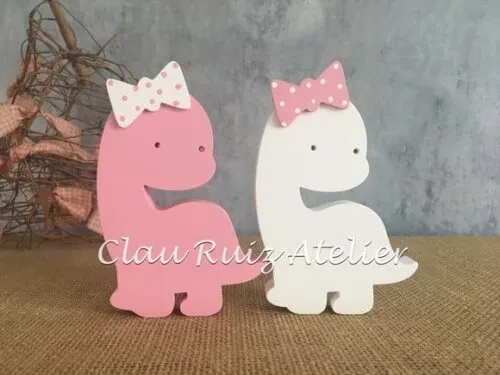 Dinossauros Baby Dupla com Laço