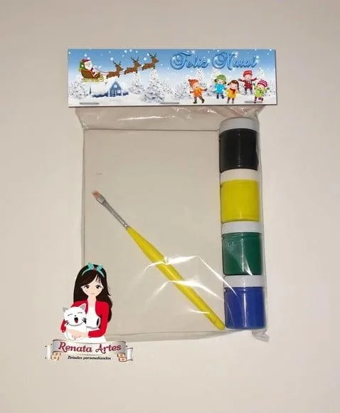 Kit Pintura Personalizado de Natal