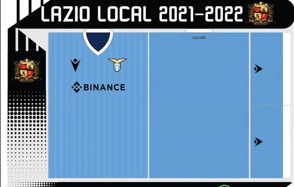 Vetor Da Camisa Lazio Local 2021-2022