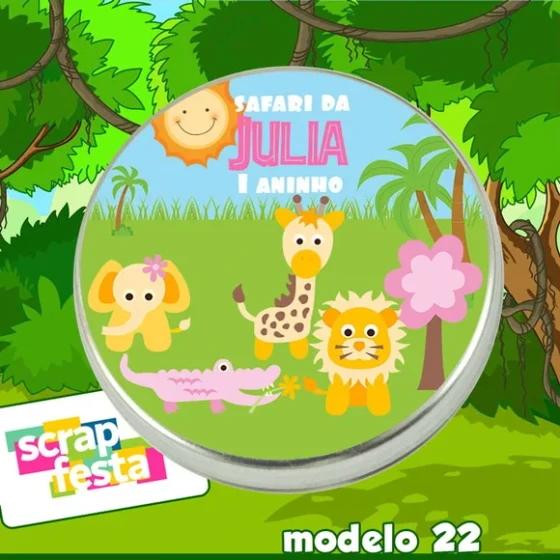 Latinhas 5x1 Festa Safari