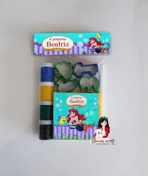 Kit Artes Personalizado a Pequena Sereia Ariel
