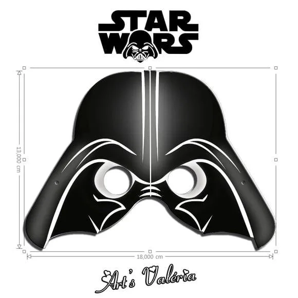 Máscara Dos Star Wars - Cada