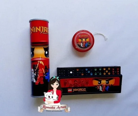 Kit Jogos Personalizado Ninjago Ninja Go