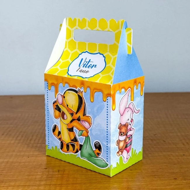 PEGUE E MONTE - Kit Festa URSINHO POOH - Decoração de Festa | Lembrancinhas | Aniversário | Personalizados