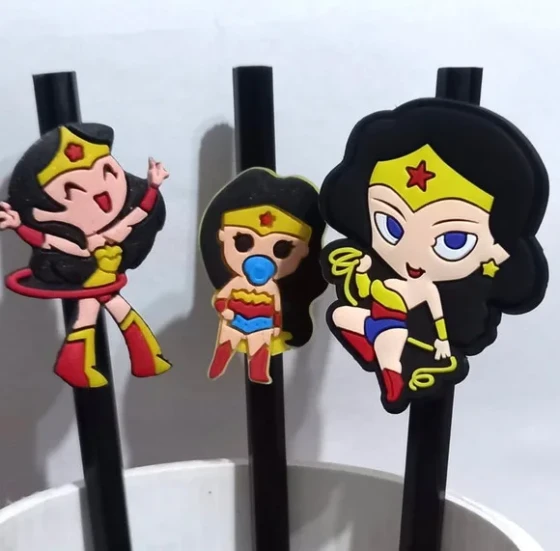 Lápis com Ponteira Mulher Maravilha - 6 Unidades