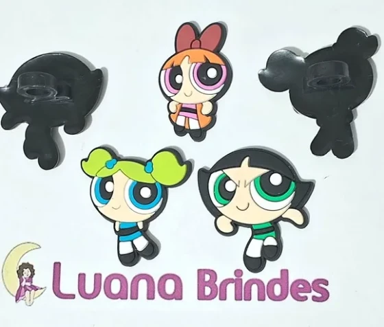 Ponteira P/lápis Meninas Super Poderosas Pacotes C/6 Unidade