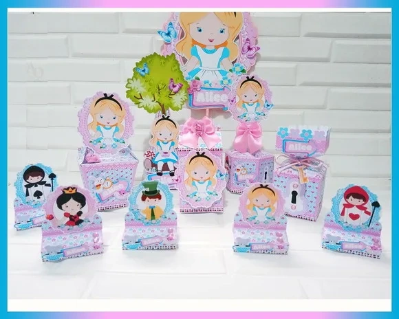 Kit 30 Lembrancinhas - Alice