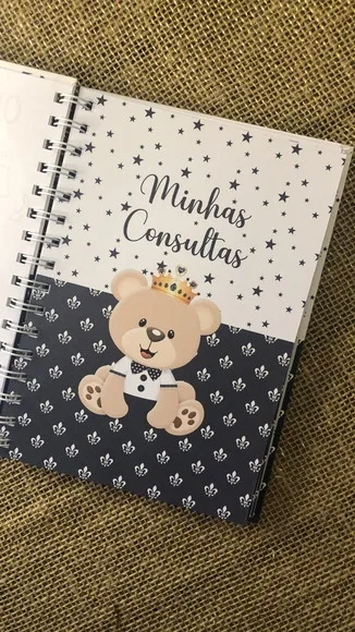 Caderneta de Saúde / Vacinação Personalizada - Ursinho