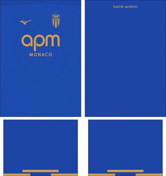 Arte Vetor Camisa as Monaco Visita 2025-2026