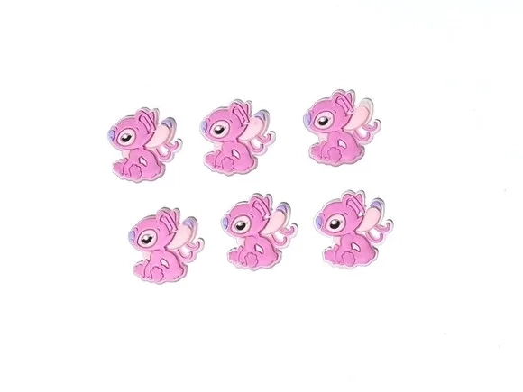 Aplique Mini Angel 2,5cm Emborrachado Pacote com 6 Unidades