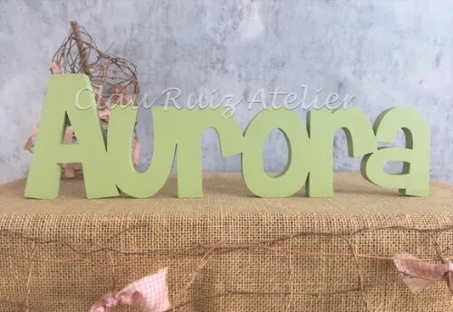 Letras de MDF -Nomes Linha CH