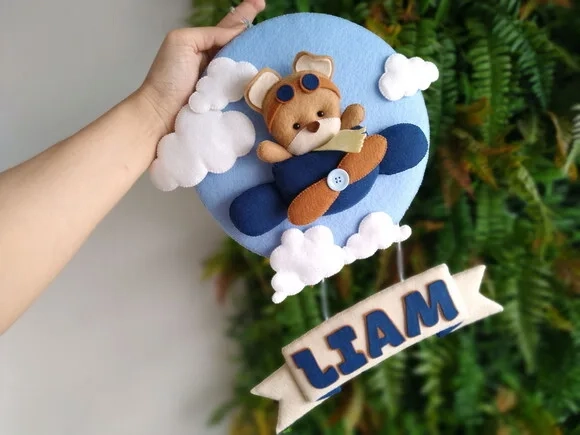 Porta Maternidade Urso