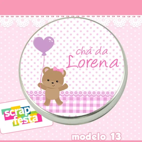 Lembrancinhas de Chá de Bebê Latinhas
