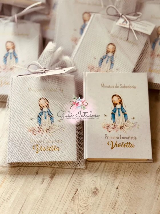 Lembrança Livrinho Minutos de Sabedoria Personalizado