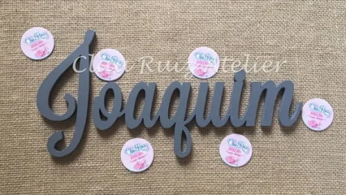 Letras Decorativas Nome De Parede