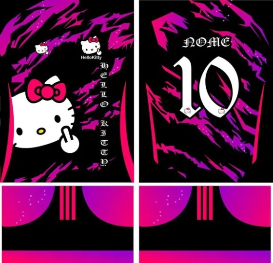 Arte Vetor Camisa Hello Kitty