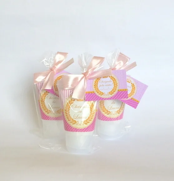 Lembrancinha Maternidade Hidratante Princesa Rosa