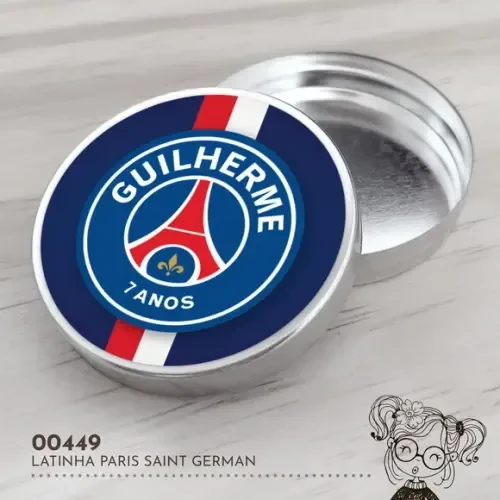 Latinha Adesivada Paris Saint German - 00449