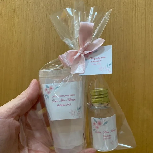 Lembrança Formatura Kit Álcool Gel + Aromatizador