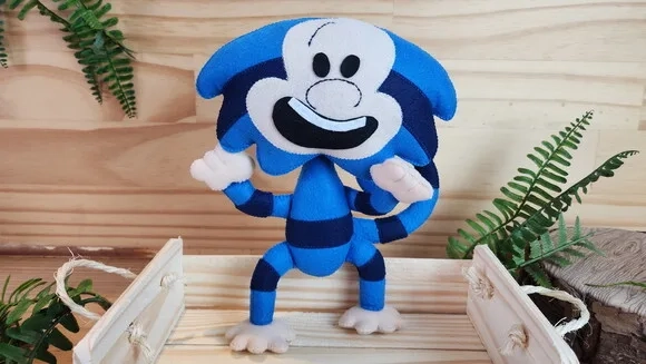 Macaco em Feltro* Chamar Chat