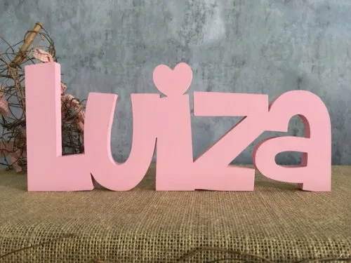 Letras Decorativas em MDF Linha CH
