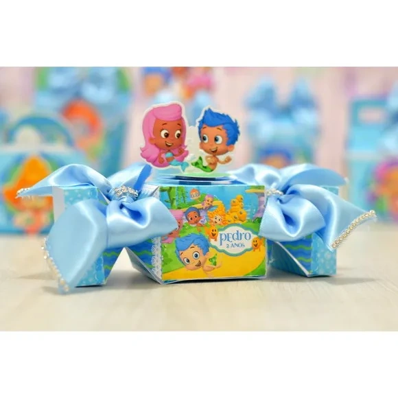 Kit 30 Lembrancinhas Bubble Menino