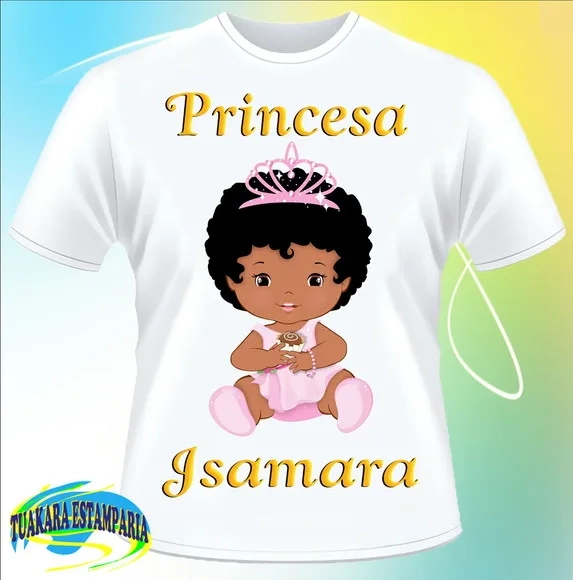Camiseta Princesa Personalizada com Nome