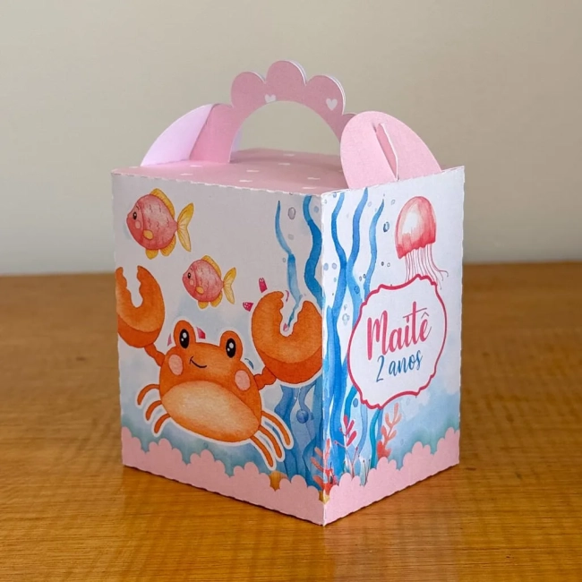 PEGUE E MONTE - Kit Festa FUNDO DO MAR - Decoração de Festa | Lembrancinhas | Aniversário | Personalizados