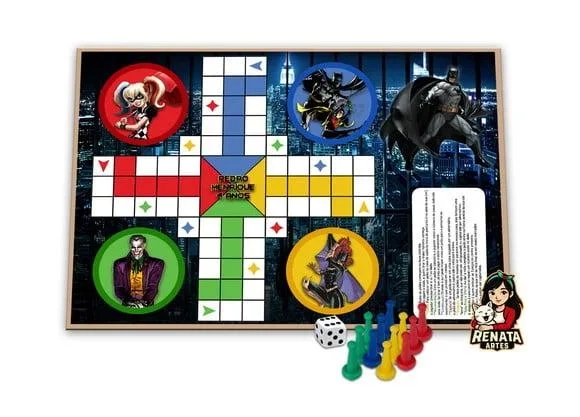 Jogo de Ludo Personalizado Batman