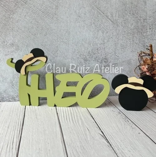 Disney - Letras de mdf -nomes