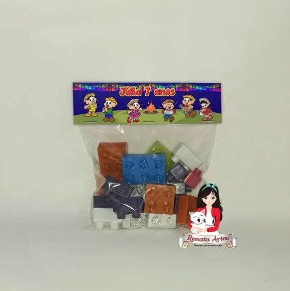 Blocos de Montar Personalizado Arraiá Festa Junina