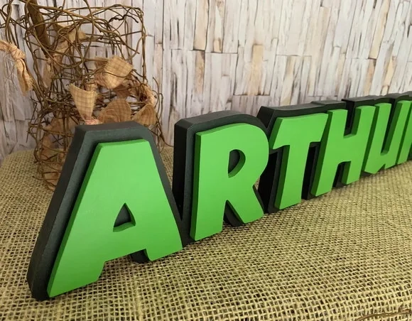 Jurassic Park - Letras de mdf -nomes