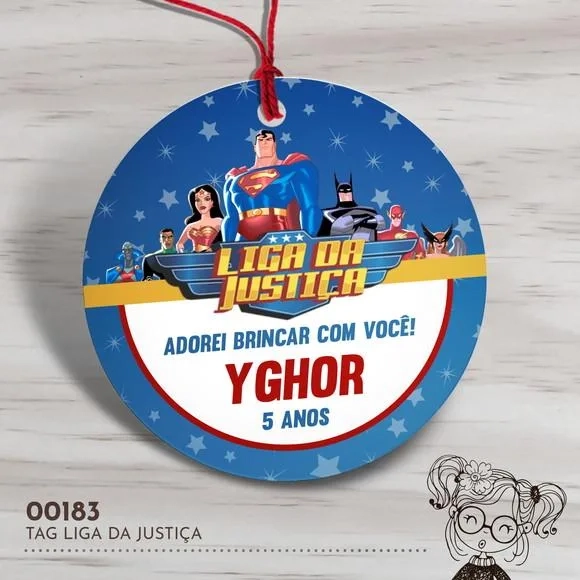 Tag Redonda Liga da Justiça - 00183