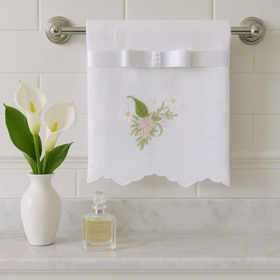 Pronta Entrega Toalha de Lavabo Luxo