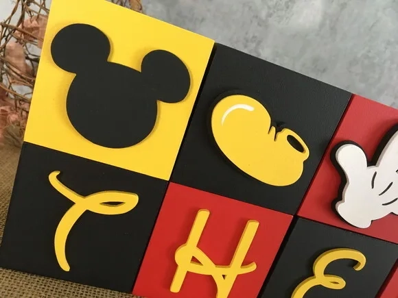 Cubos Decorativos DISNEY 8x8cm