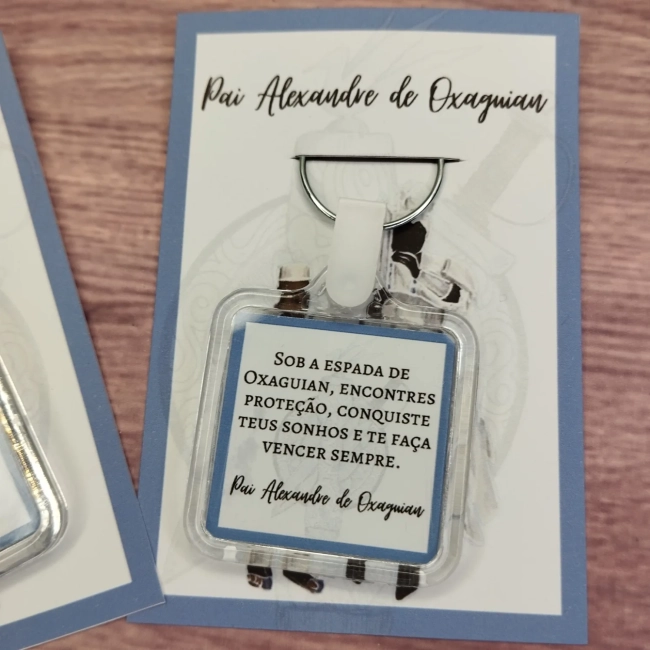 25 Unidades - Chaveiro Personalizado Oxaguian - Oxalufan